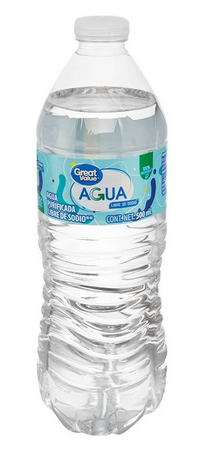 Agua de 600 ml