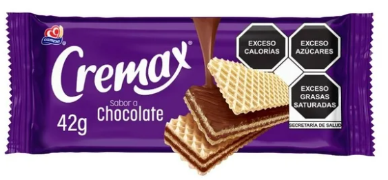 Cremax de chocolate o fresa